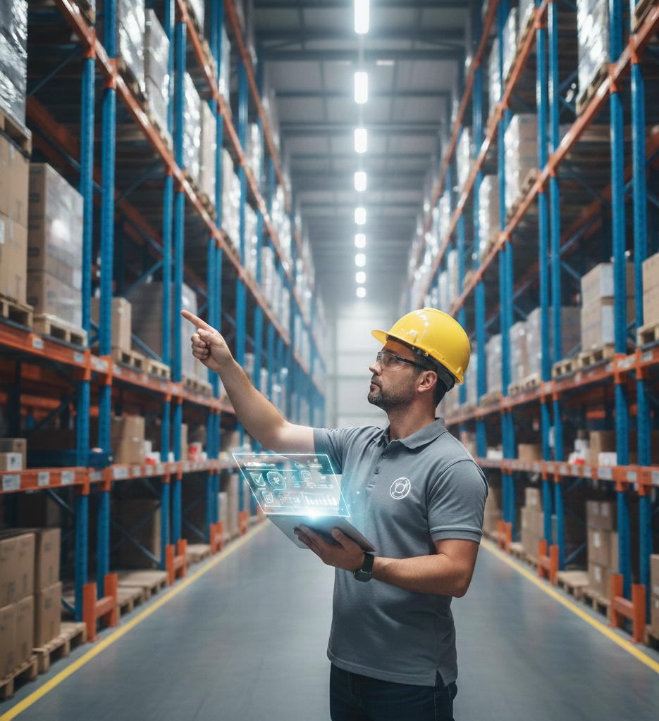 Inspektor sprawdzający regały magazynowe – wycena i cena przeglądu