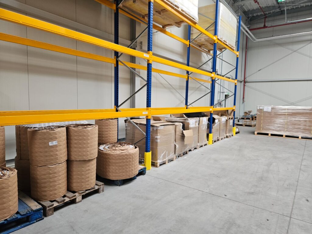 regał paletowy przed przeglądem